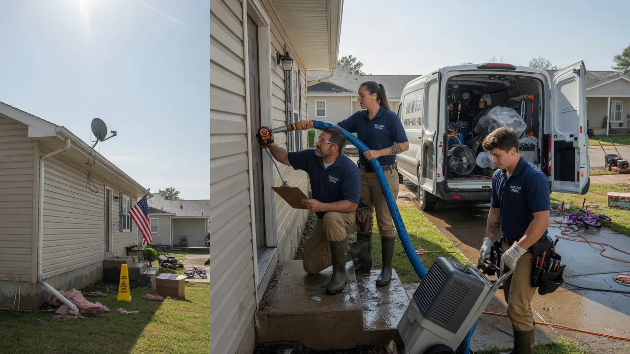 Ceiling Water Damage Restoration in Montebello, VA near me